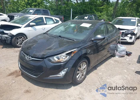 2016 Hyundai Elantra Se from USA, damaged, VIN KMHDH4AE5GU546335